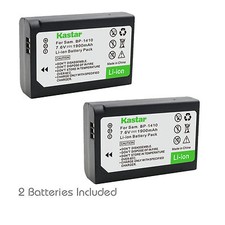 2x Kastar Battery for Samsung BP-1410 NX30 WB2200F