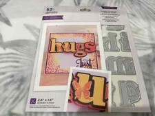 Crafter's Companion Gemini Butterfly Alphabet Dies lowercase New 715545