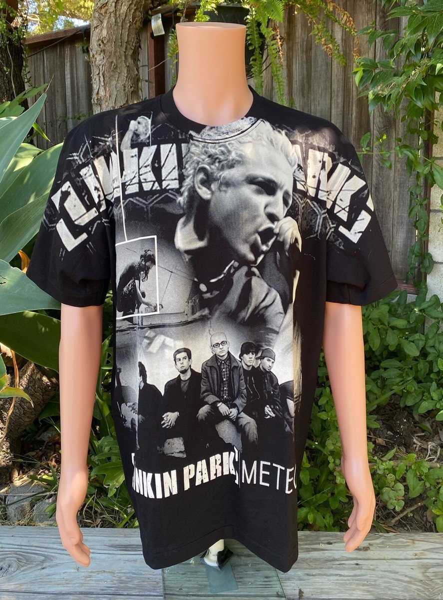 VTG Y2K Linkin Park Meteora AOP Concert Tour Rock Band T VTG Y2K Linkin Park Meteora AOP Concert Tour Rock Band T