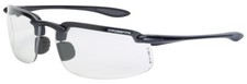 Crossfire ES4 Safety Glasses with Shiny Pearl Gray Frame and Clear Lens ANSI Z87