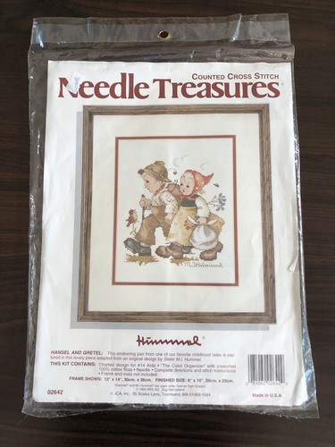Needle Treasures Counted Cross Stitch Kit 02642 Hansel Gretel Hummel Vtg 1993