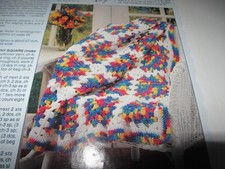 Crochet Summer Colors Afghan Beginner Pattern...