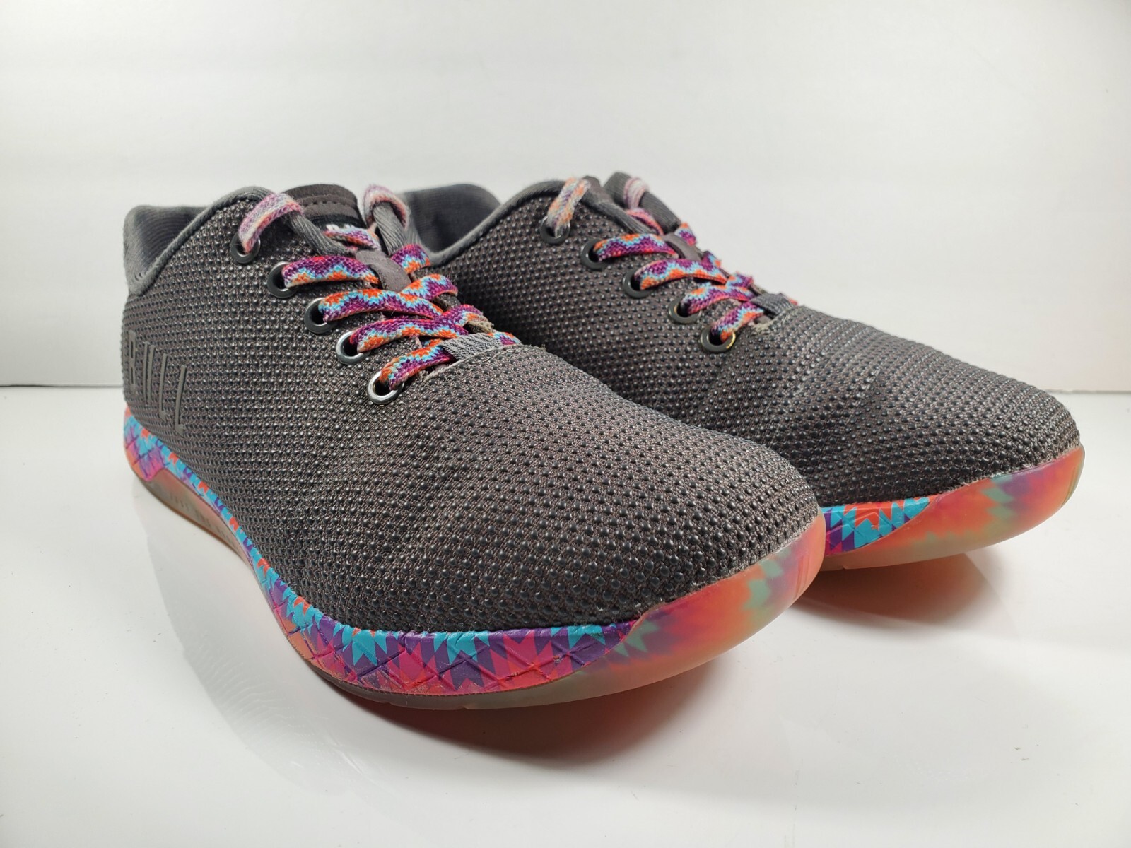 Nobull Unisex Gray PatchWork Rainbow SuperFabric … - image 2