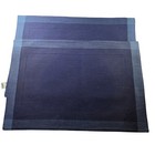 New ListingPier One Imports Navy Blue two tone Cotton Placemats Set Of two table linens