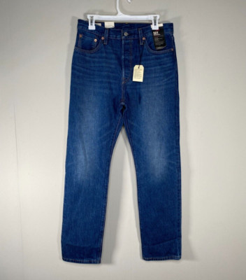 Levi's 501 Selvedge Denim Jeans Women's 29 x 30 Button Fly Big E Premium NWT