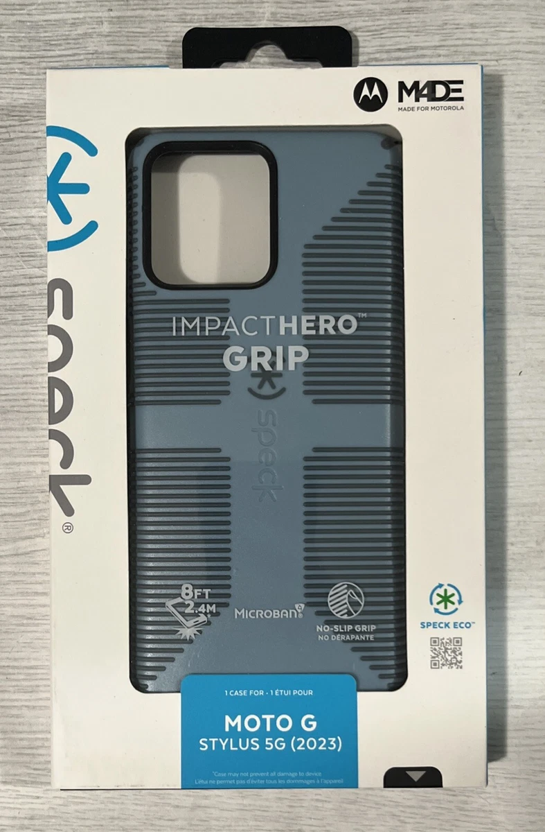 Speck Motorola Edge 2022 ImpactHero case in Black/Grey