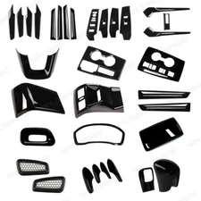 Black Interior Accessories Cover Trim For Honda Civic 11th 2022 2023 2024 2025