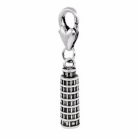 Leaning Tower Of Pisa Italy Trip Clip On Lobster Claw Dangle Charm For Bracelets Leaning Tower Of Pisa Italy Trip Clip On Lobster Claw Dangle Charm For Bracelets