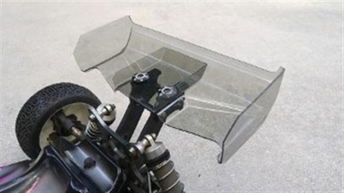 LeadFinger Racing Pre-Cut 1:8 Lexan Hammer Wing (Smoke) W/ Stabilizer (1) - 第 1/1 張圖片