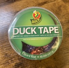 Duck Brand Printed Duct Tape, Single Roll, Galaxy