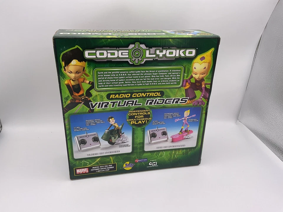 2006 Marvel Toys Code Lyoko 无线电控制 Ulrich 虚拟骑手密封 — 第 3/3 张图片
