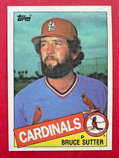 1985 Topps Bruce Sutter #370 St. Louis Cardinals (6x All-Star/CYA/Hall of Fame)
