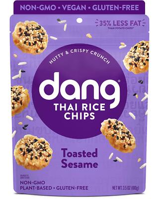 Dang  Rice Chips Thai Toasted Sesame  3.5 Oz