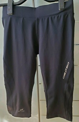 Laufhose Laufcapri Damen Pro Touch schwarz Gr.38 Neu