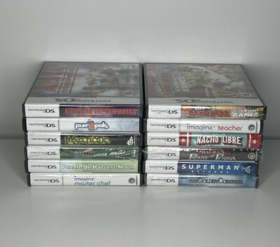 NINTENDO DS GAMES SEALED LOT *BUY MORE SAVE MORE* AUTHENTIC GAMES ONLY