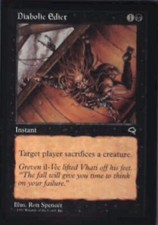 Diabolic Edict - Tempest: #128, Magic: The Gathering Nm R95