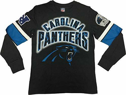Carolina Panthers Power Move Langarm Herren T-Shirt Größe wählbar - Bild 1 von 1