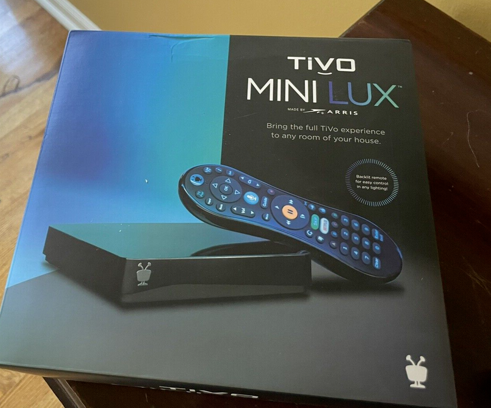 TiVO Mini LUX TV Streaming Box Model TCDA95000 Voice Remote+Wall Mount