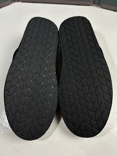 Koolaburra UGG Men's Size 13 Kolson Slipper All Black Leather Loafers NEW - Picture 9 of 9
