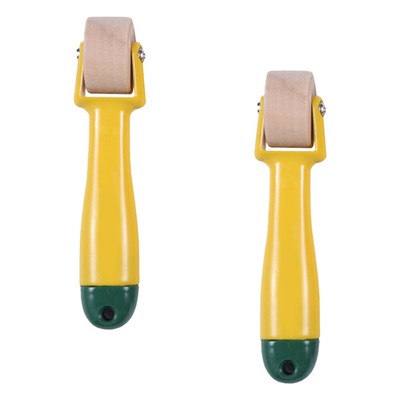  2 Pcs Wallpaper Roller Handle Sewing High-class Tools DIY Pressure