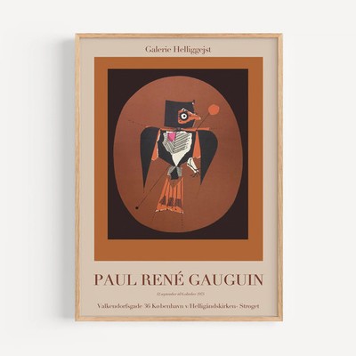 Paul René Gauguin Exhibition Poster Print Wall Art | Framed or Unframed