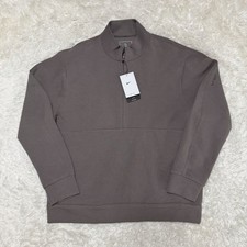 Nike La Taupe 24.7 ImpossiblySoft Dri-FIT 1/2 Zip Pullover Mens Large HQ6953-289