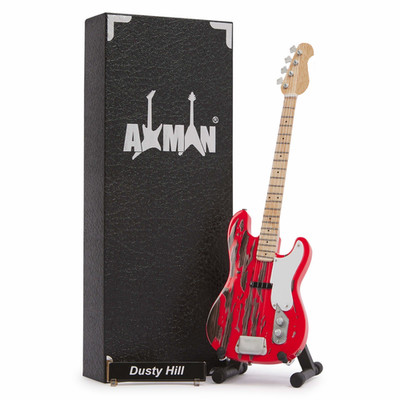 Dusty Hill Gitarre Miniatur Nachbau | ZZ Top | Handarbeit Musik Geschenke