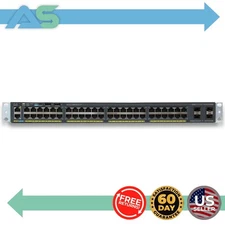 Cisco Catalyst WS-C2960X-48TS-L 48-Port Network Switch | Layer 2, Rack Mountable