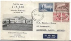 50th ANNIV OF COMMONWEALTH OF AUSTRALIA TYPED FDC TO GB MY REF 439