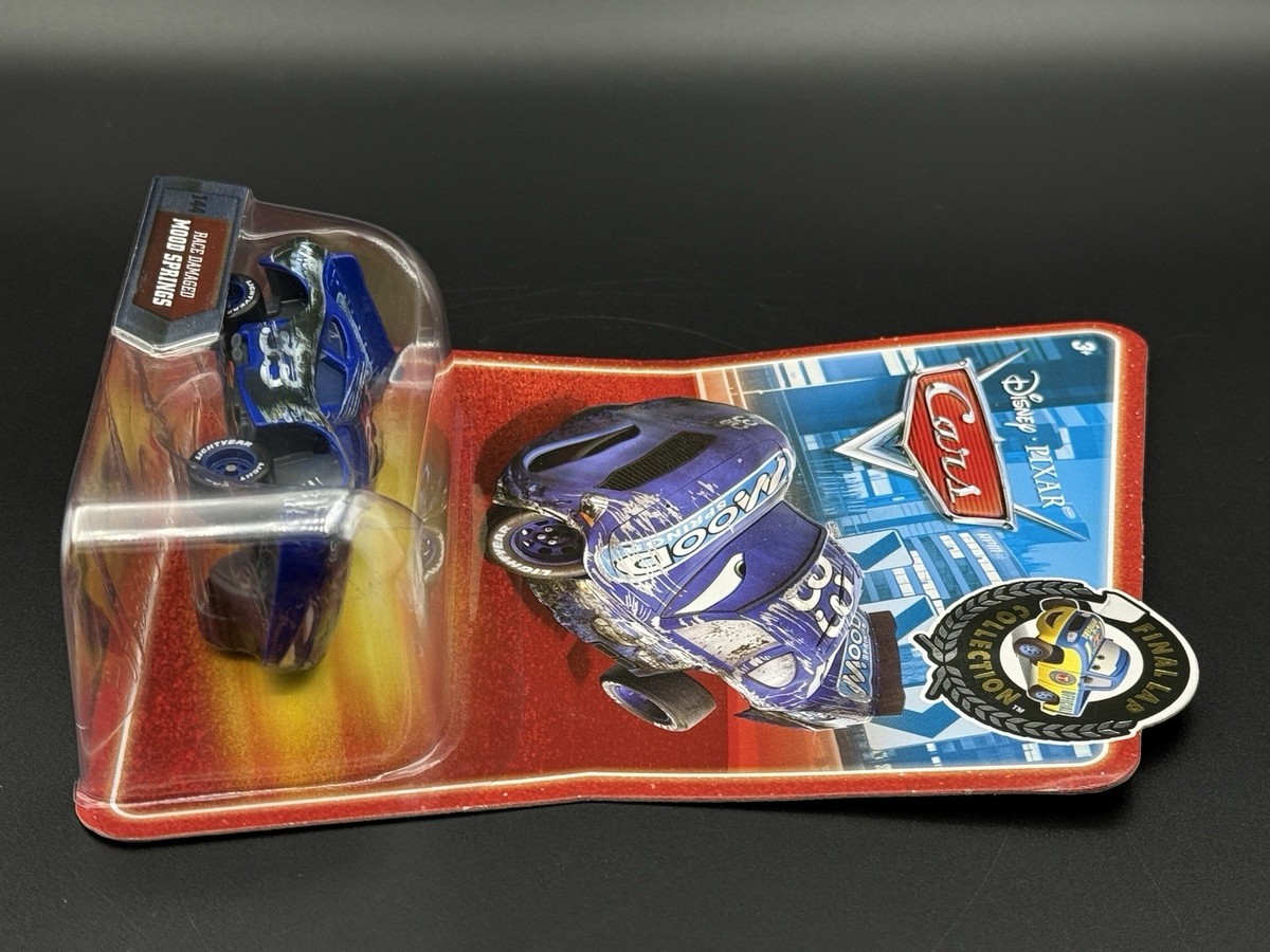 L*N様 カーズ マテル Race Damaged Mood Springs Disney Pixar Cars - RACE DAMAGED MOOD SPRINGS PROTOTYPE Blue