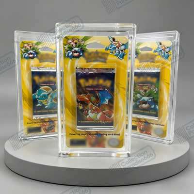 #ad Pokemon WOTC Blister Acrylic Case Stand Vintage Sealed Pack Display Stand $34.59