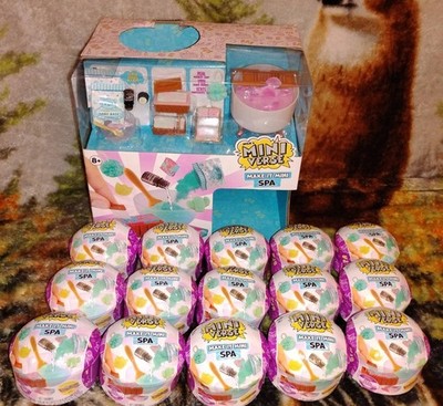 MGA Mini Verse Make It Mini Spa *Series 1* (Lot of 15 Plus Display Box)