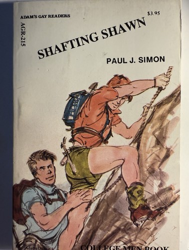 SHAFTING SHAWN - 1989 PAUL J SIMON -AGREADERS VINTAGE PULP NOVEL GAY INTEREST