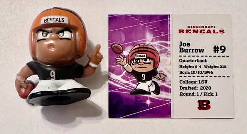 2025 NFL Series 13 Teenymates Joe Burrow Cincinnati Bengals W/Profile Card - Picture 1 of 2