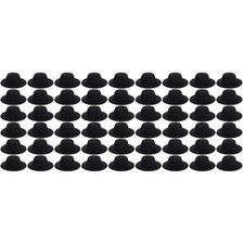 3 PCS Mini Top Hat Snowman Hats for Crafts Miniature Black Formal