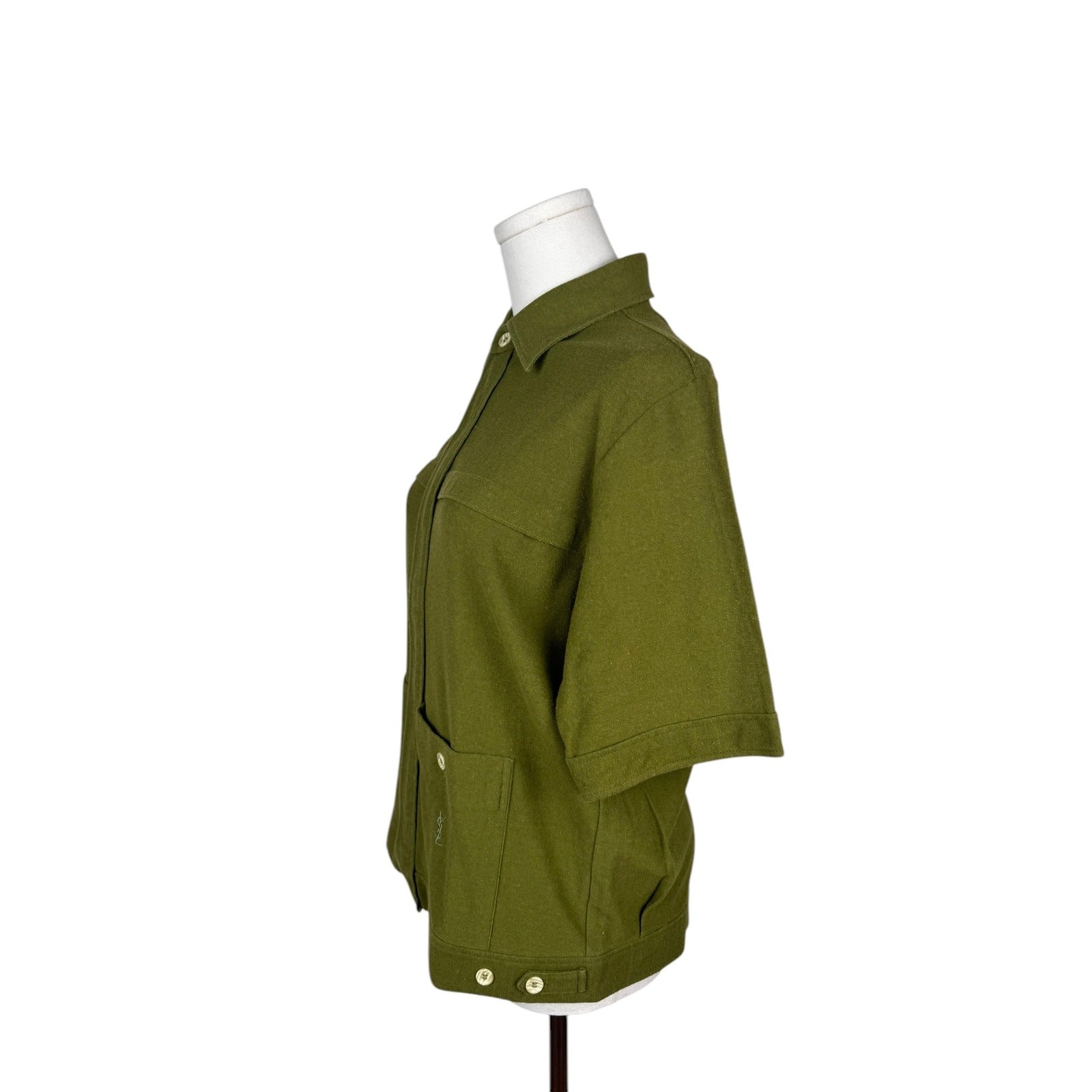 SAINT LAURENT Maglia verde YSL