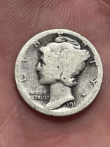 1916-S Mercury Dime, AG