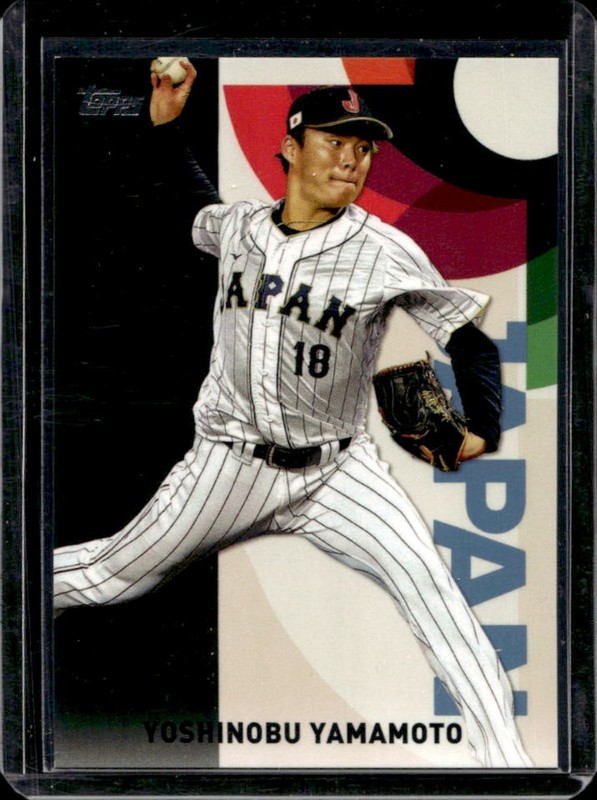 2023 Topps Japan Edition Yoshinobu Yamamoto WBC Japanese National Team #WBC-14