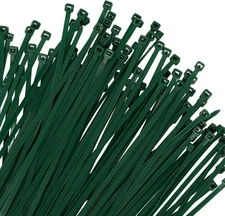 200PCS Nylon Zip Ties - 8 Inch Green,Multi-Purpose Self Locking 8 inch, Green 