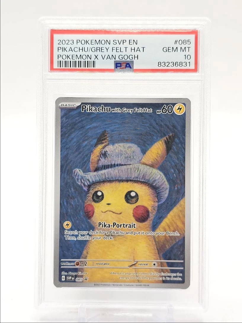 Collectible Individual Grade 10 Pikachu Pokémon TCG Card Games in
