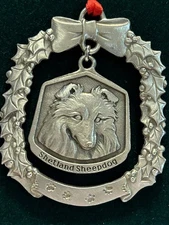 Shetland Sheepdog Fine Pewter Dog Breed Ornament