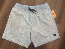 Quiksilver Sky Blue Volley Shorts Size Medium New With Tag