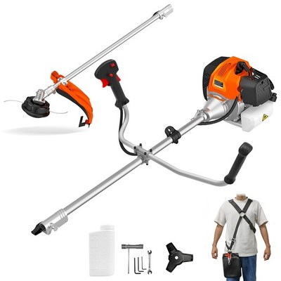 Gas Weed Eater 52CC 2 Cycle Engine String Trimmer Double Shoulder Upgraded Easy