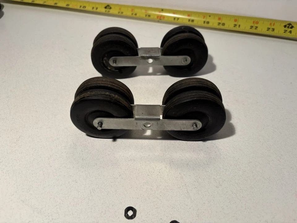 Nylint Tournahauler Const Equipment Heavy Hauler -LOWBOY TIRES & BOGY ASSEMBLY - Image 3 of 4