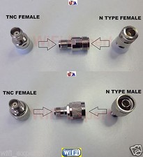 1x TNC Male Female To N Male Female RF Connector Adapter WiFi Antenna Router USA