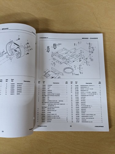 Mustang ME6502 (SN AB00472 & UP) Compact Excavators Parts Manual - Picture 3 of 5