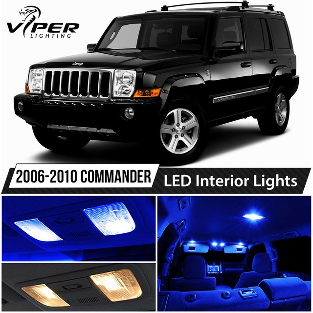 20062010 Jeep Commander Blue LED Lights Interior Package Kit eBay