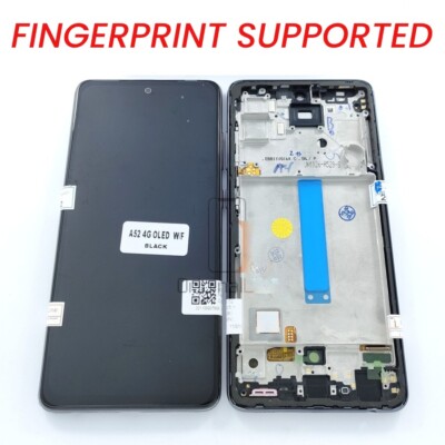 Für Samsung Galaxy A52 5G SM-A526B AMOLED LCD Display Bildschirm Ersatz + Rahmen
