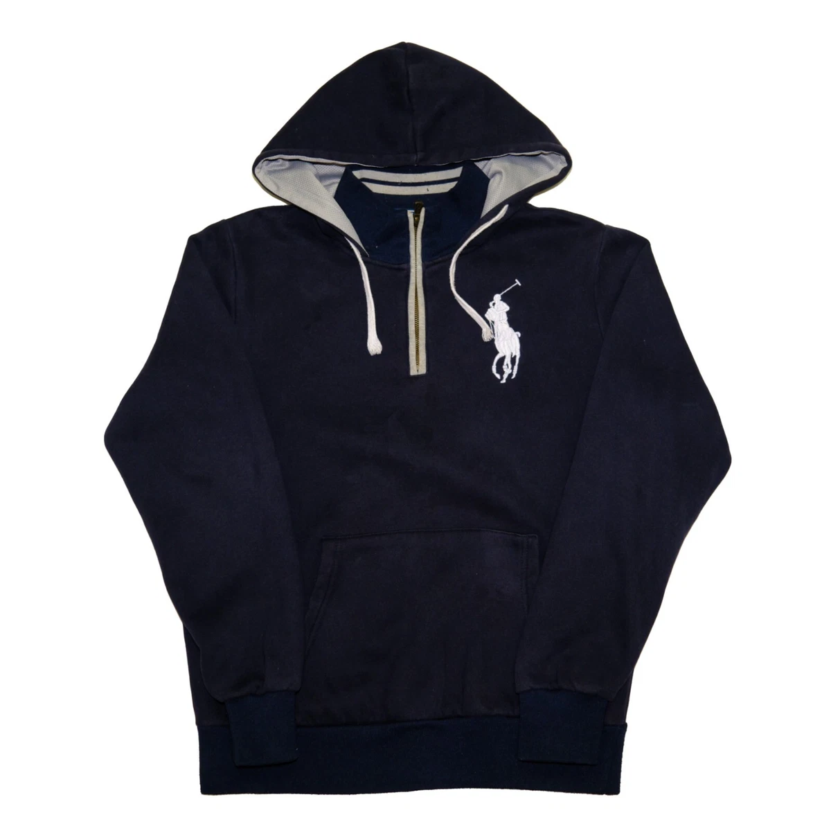 Vintage Polo Ralph Lauren 1 4 Zip Pullover Sweatshirt Hoodie XL