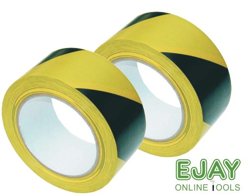 2 Rollen selbstklebendes Gefahrenband 50 mm x 33 m (verschiedene Kombinationen / Farben) - Bild 4 von 7